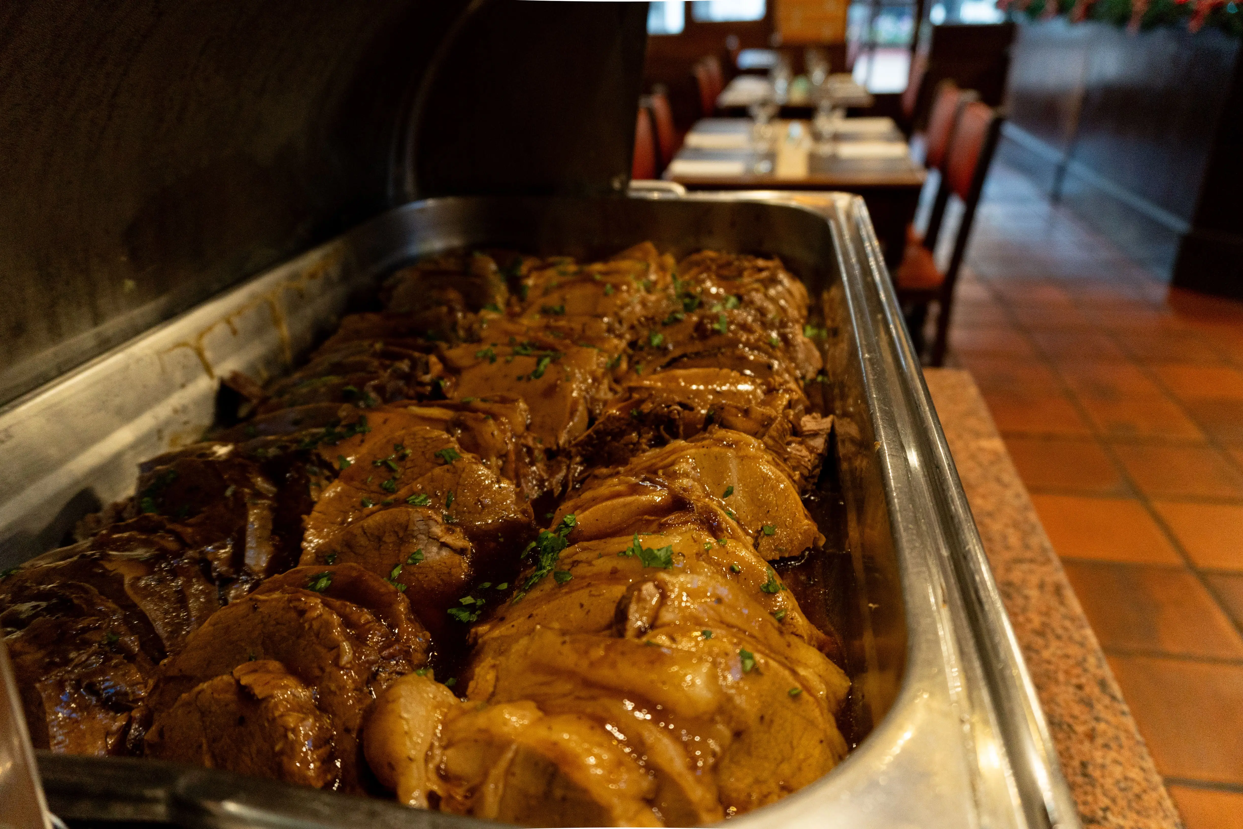 Buffet de café da manhã e restaurante