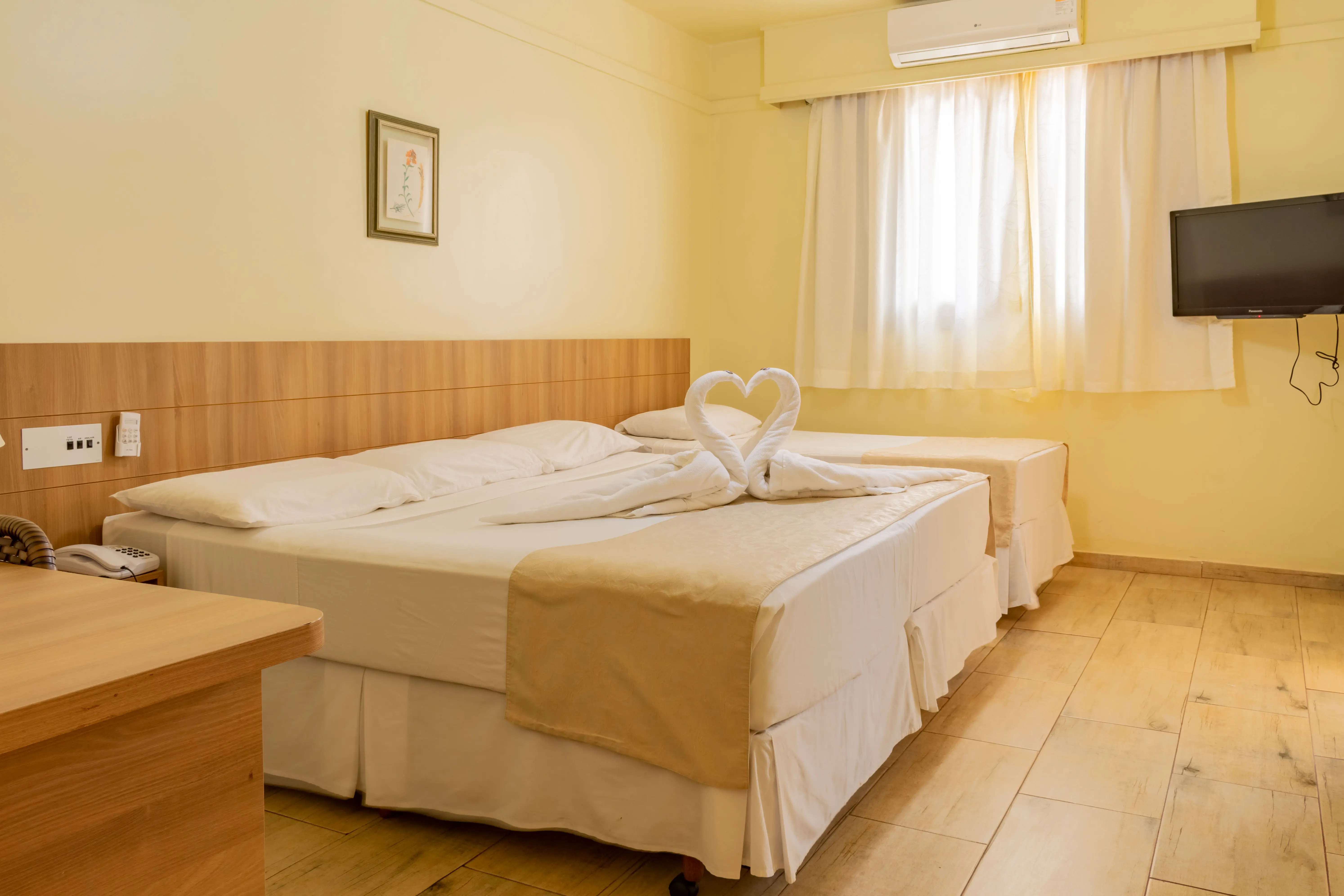 Quartos confortáveis e suítes do hotel